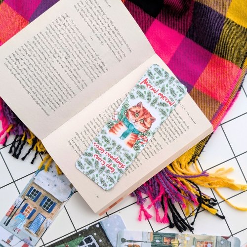 Bookmark #94: Christmas Cat