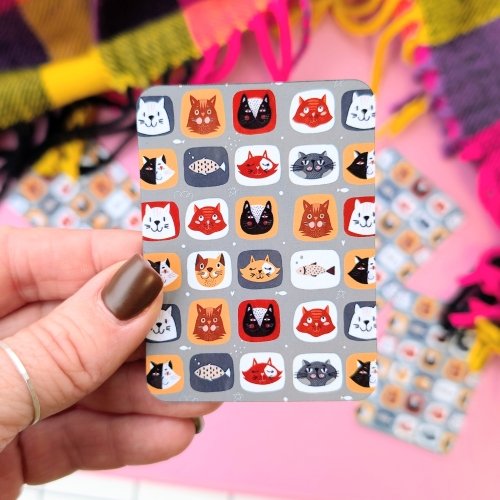 Fridge magnet: Happy Cats