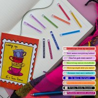 10 Sticker set: for Postcards and Happy Mail