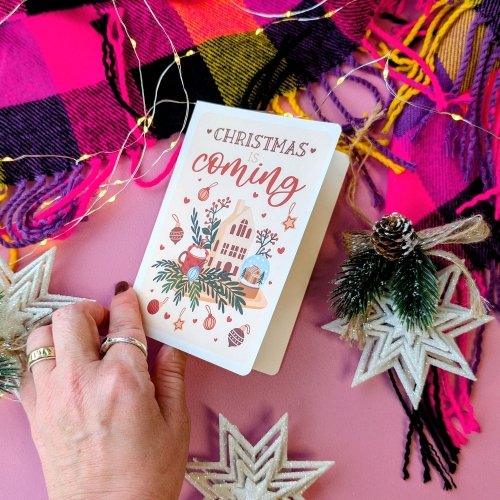 Greeting Card (Folded) #21: Christmas is Coming