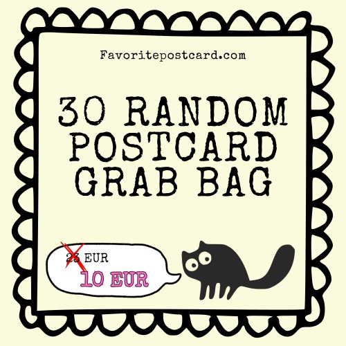 Black Friday offer: 30 Random Postcard Grab Bag