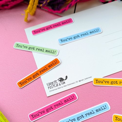 10 Sticker set: You've got real mail!