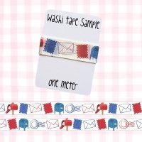 Washi Tape Sample, 1 meter: Mail