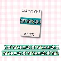 Washi Tape Sample, 1 meter: Pandas
