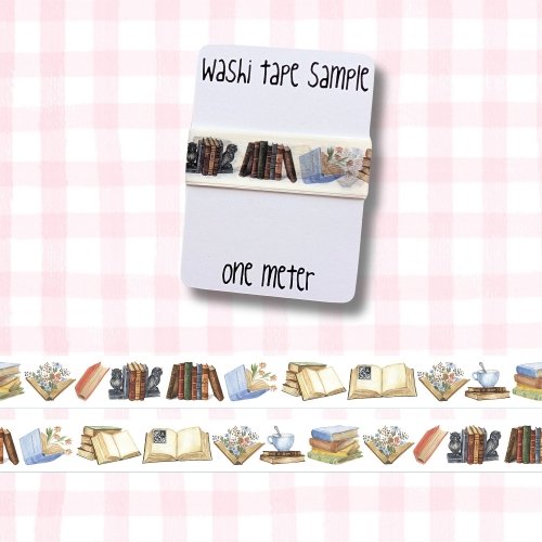 Washi Tape Sample, 1 meter: Books