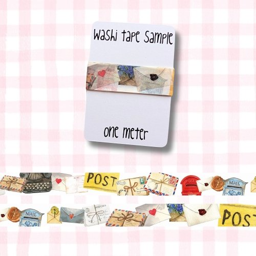 Washi Tape Sample, 1 meter: Snail Mail essentials