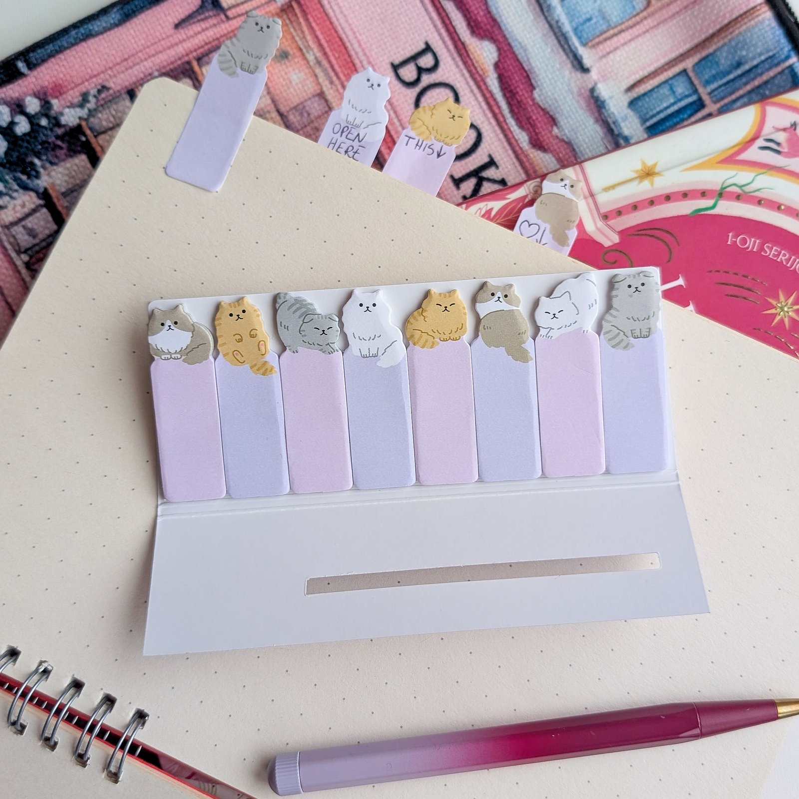 Sticky Notes Stick Marker: Cats - Image 6