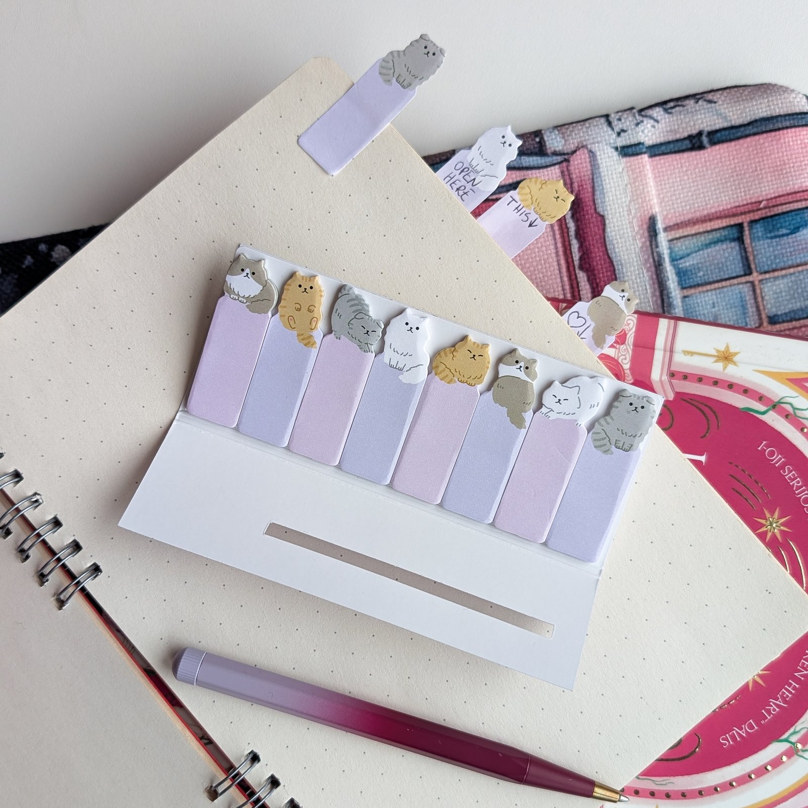 Sticky Notes Stick Marker: Cats - Image 4