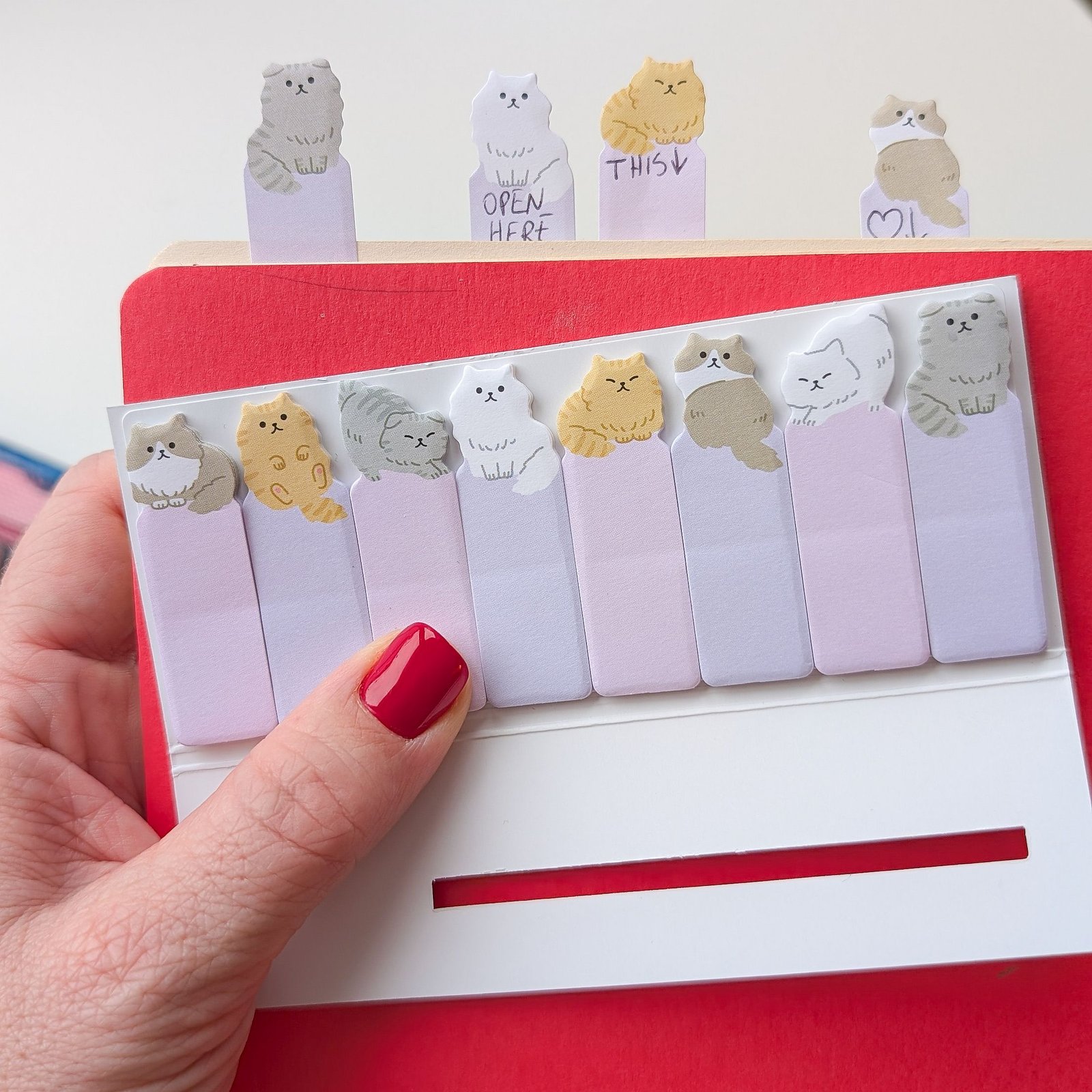 Sticky Notes Stick Marker: Cats - Image 3