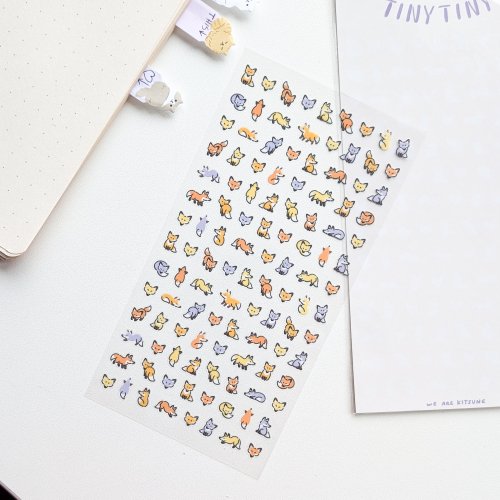 Sticker sheet #260: Tiny Tiny Stickers Kitsune