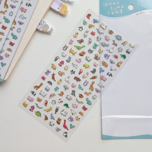 Sticker sheet #261: Tiny Stickers Animals