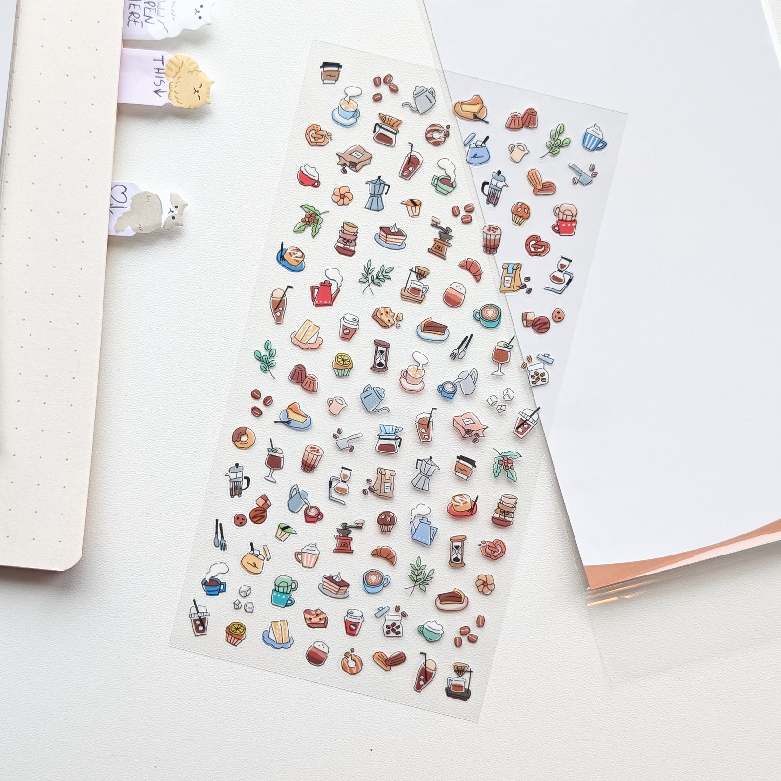 Sticker sheet #262: Tiny Stickers Coffee