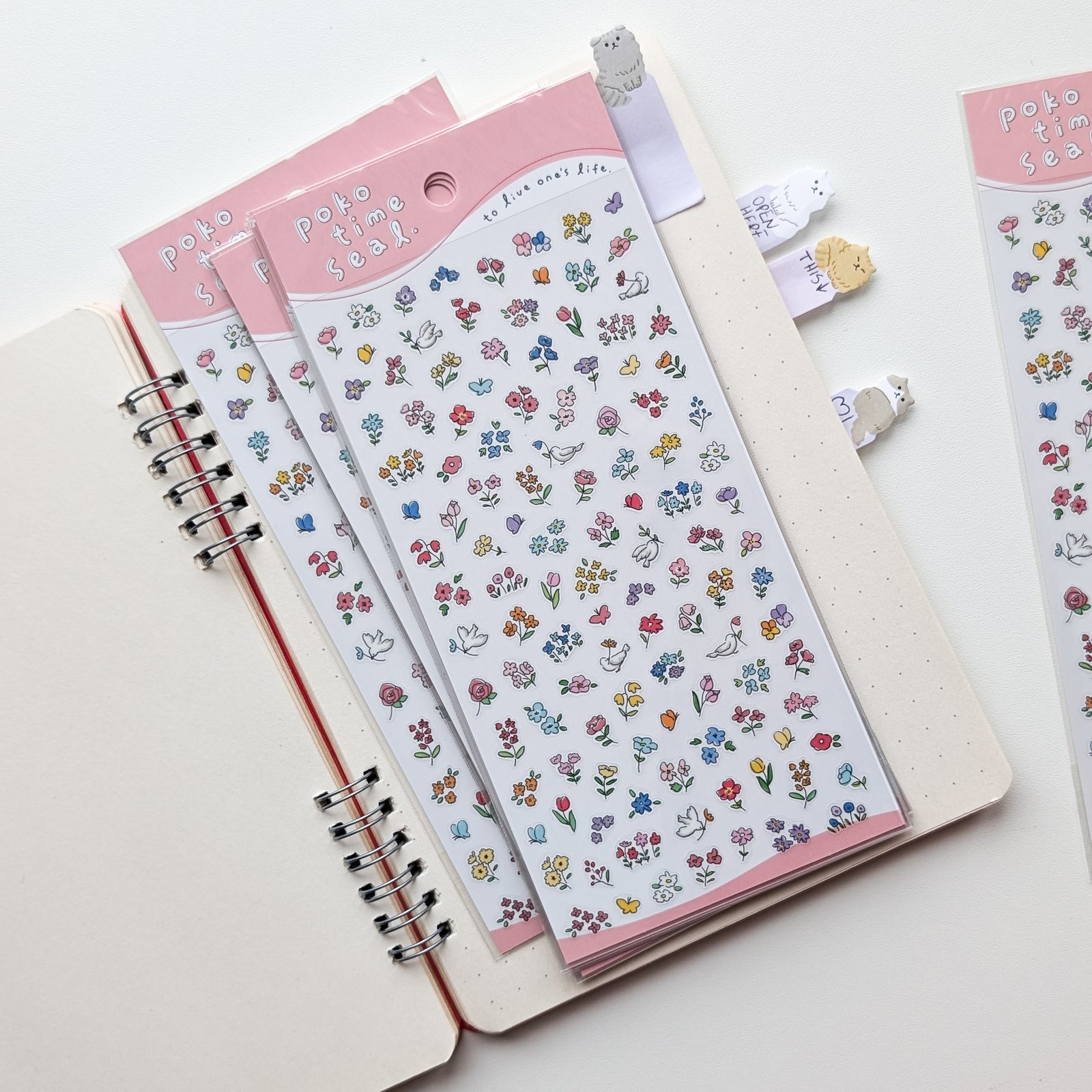 Sticker sheet #264: Tiny Stickers Flowers