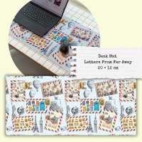 Large Desk Mat: Letters From Far Away
