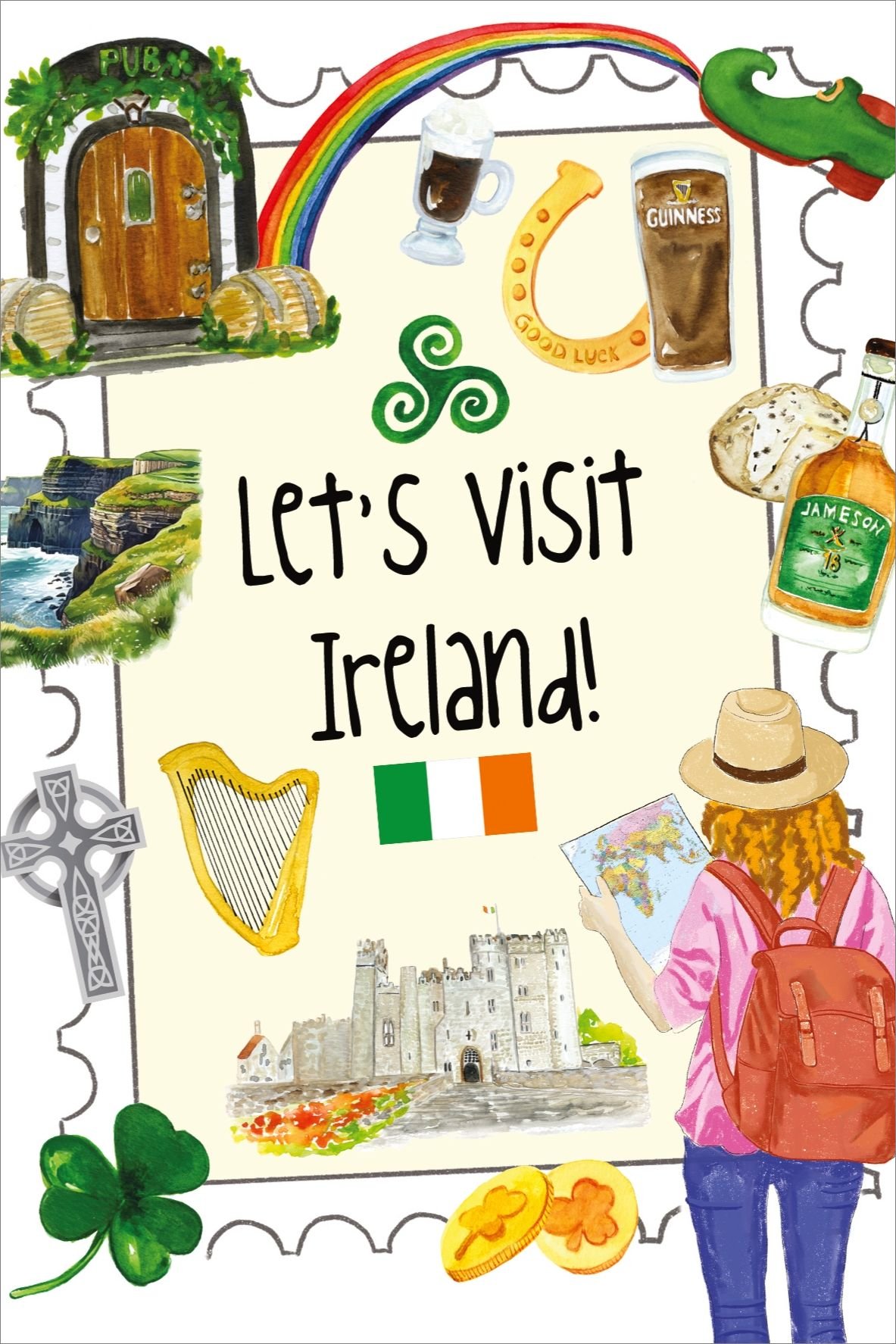 Let's visit... postcard series no. 20 | Let's visit Ireland!