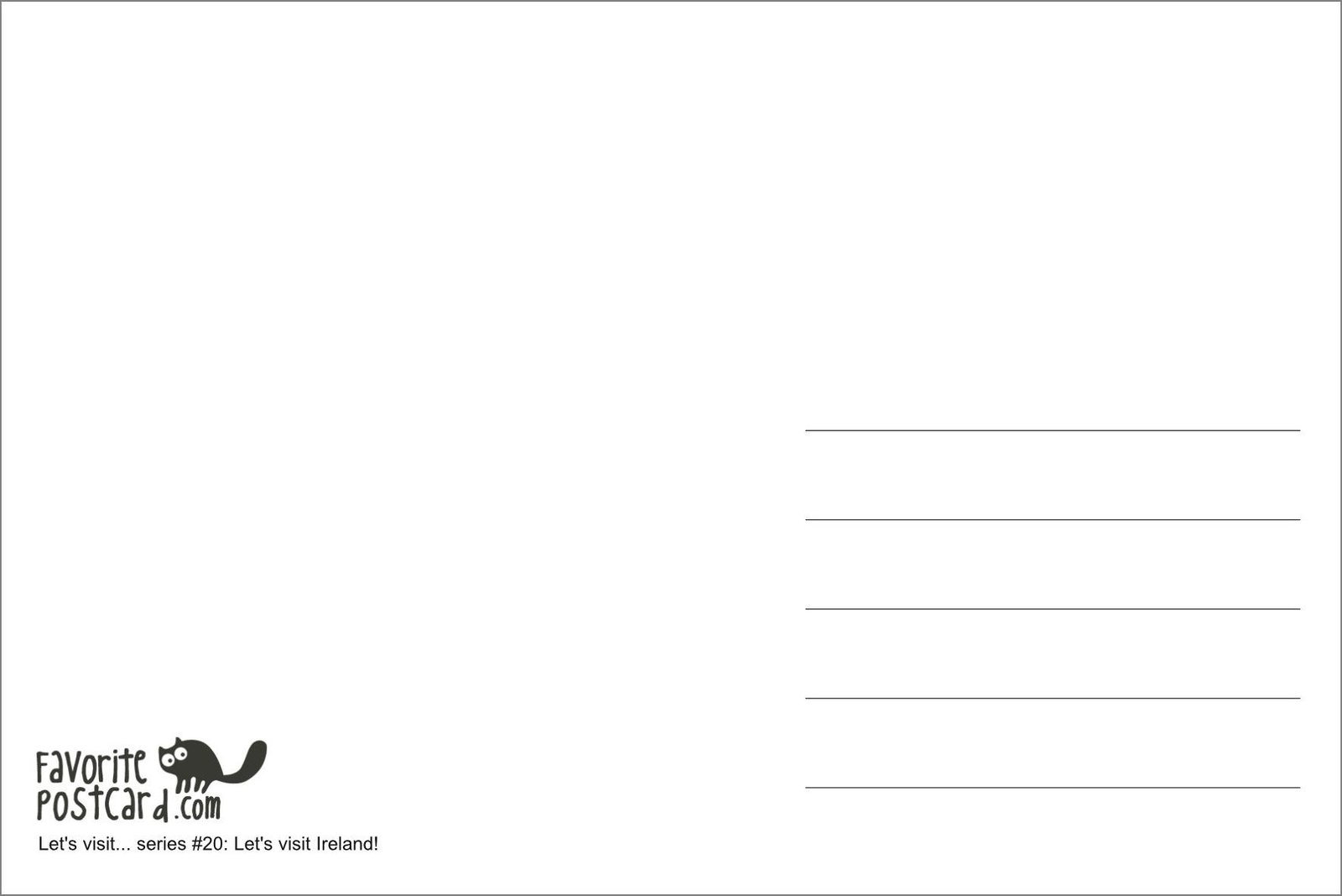 Let's visit... postcard series no. 20 | Let's visit Ireland! - Image 2