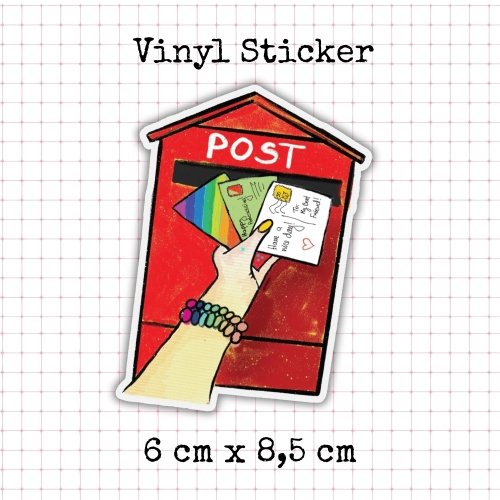 Vinyl sticker #086: Mail Day!