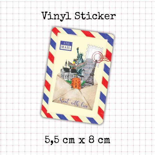 Vinyl sticker #087: Letters from Far Away