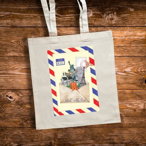 Canvas Tote Bag: Letters From Far Away
