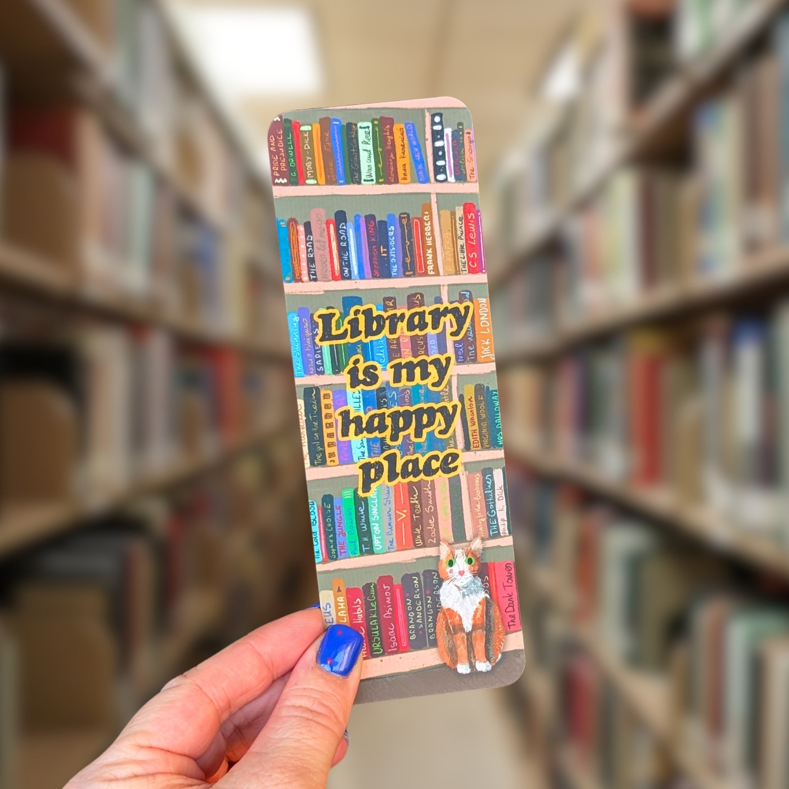 Bookmark #105: Library is my happy place