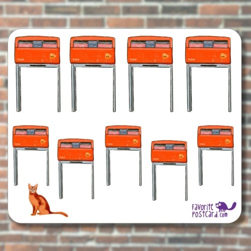 Sticker sheet #254: Dutch mailbox