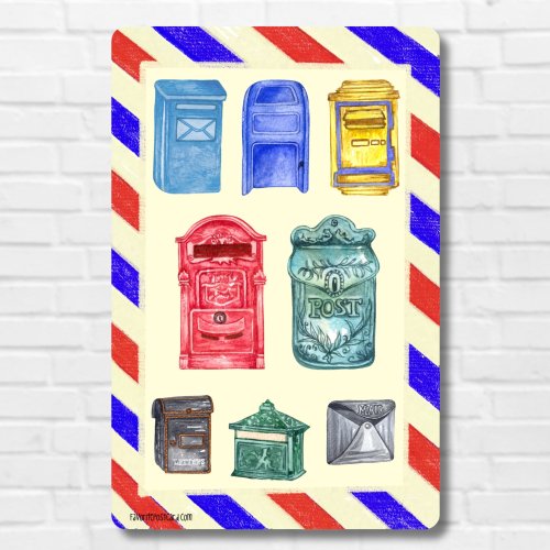 Sticker sheet #258: Mail Boxes
