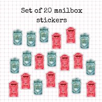 Set of 20 MailBox stickers