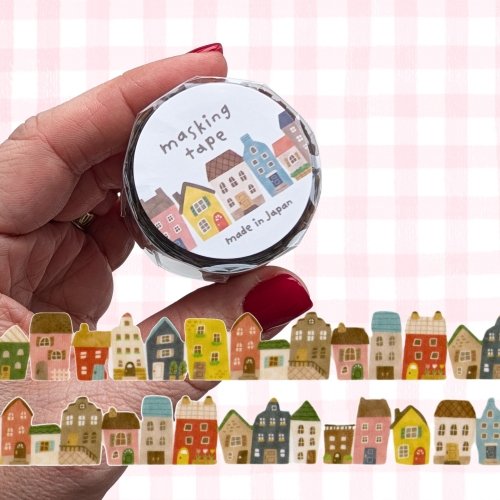 Washi tape #134: Die-cut Houses