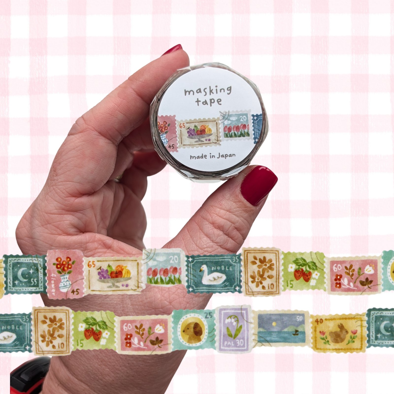 Washi tape #132: Die-cut Postage stamps