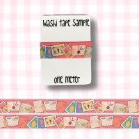 Washi Tape Sample, 1 meter: Snail Mail