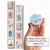 Stamp Washi tape #130: Letters from Far Away