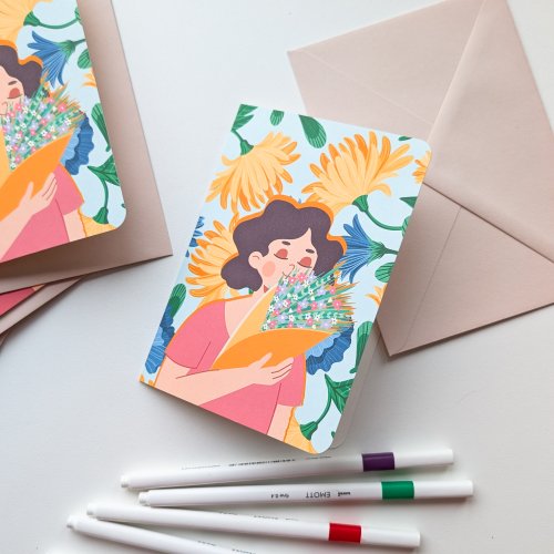 Greeting Card (Folded) #23: Women's day