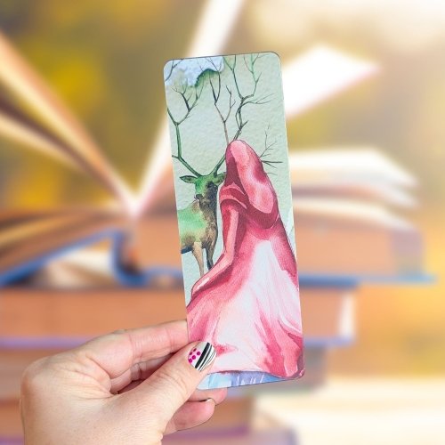 Bookmark #112: Girl and Deer