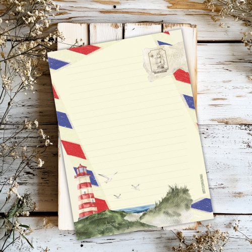 A5 size Notepad/Letter pad: from shore to mailbox