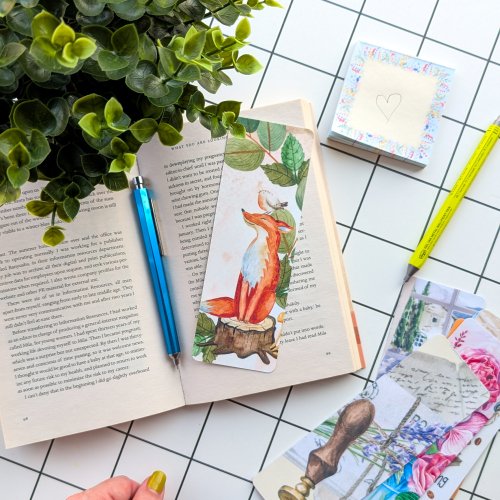 Bookmark #123: Fox in the Woods