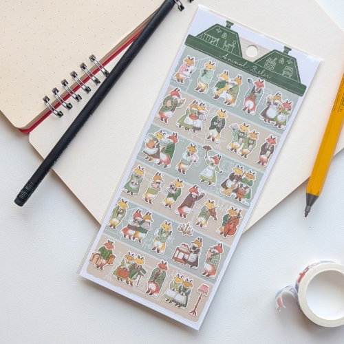 Sticker sheet #286: Fox Character