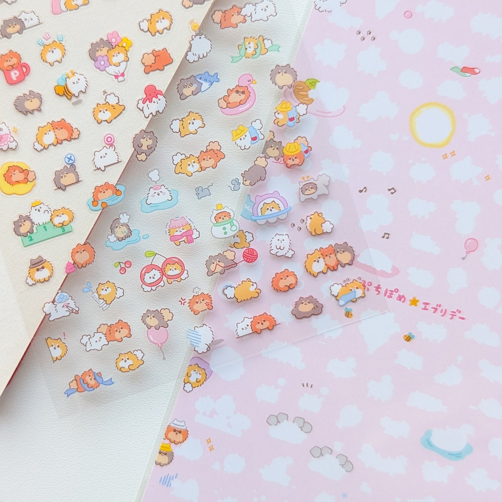 Sticker sheet #284: Tiny Fluffy Characters - Image 2