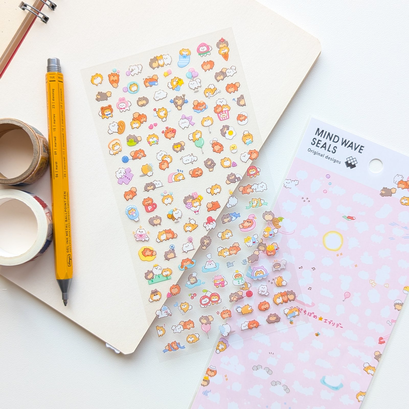 Sticker sheet #284: Tiny Fluffy Characters - Image 3