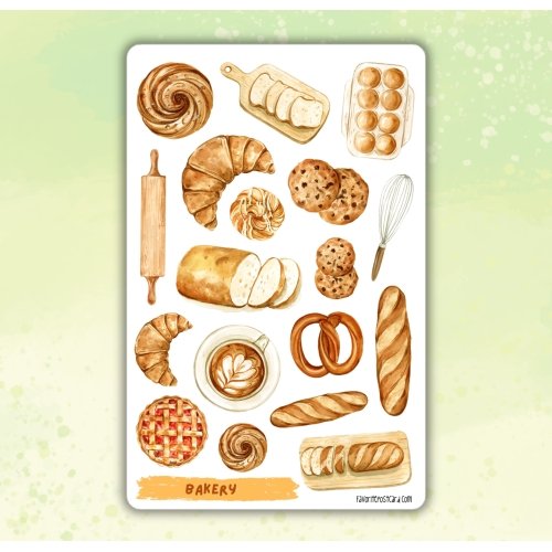 Sticker sheet #278: Bakery