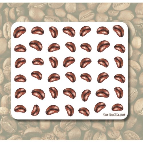 Sticker sheet #282: Coffee Bean
