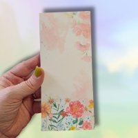 Memo pad: Botanical Flowers
