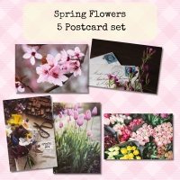 Spring Flowers | 5 Photo Postcard Set