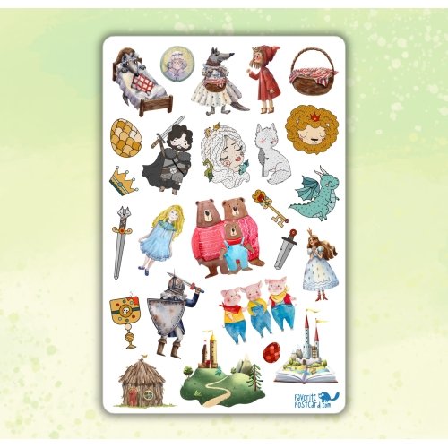 Sticker sheet #280: Fairy Tales