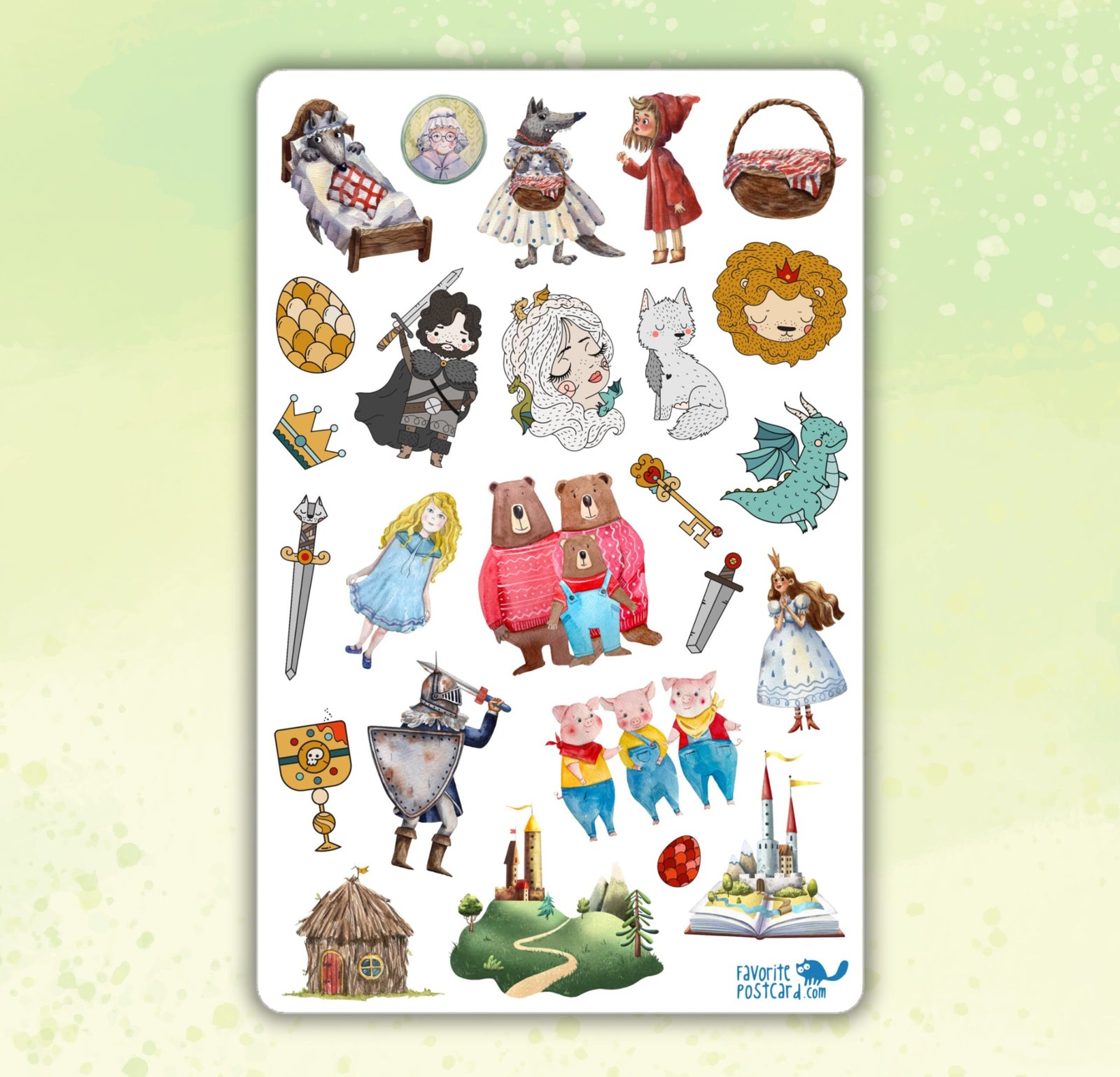 Sticker sheet #280: Fairy Tales