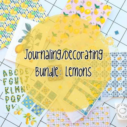 Journaling/Decorating Bubdle: Lemons