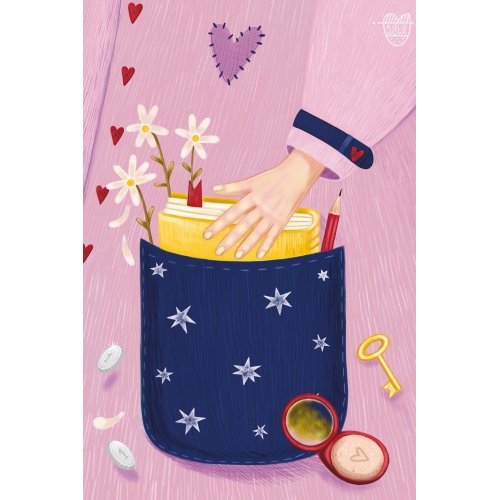 Postcard #2367 | Book in the Pocket