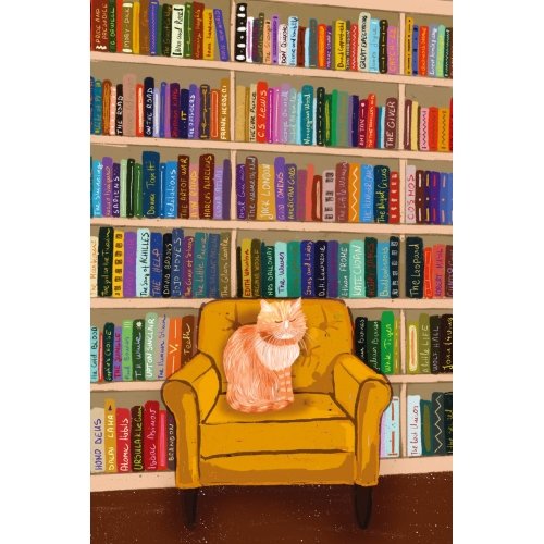 Postcard #2369 | Library is my Happy Place