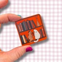 Fridge magnet: Cats & Books