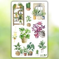 Sticker sheet #288: Botanical Corners
