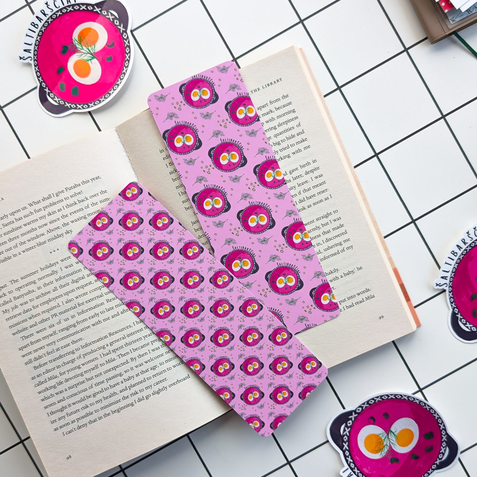 Bookmark #125: Šaltibarščiai | Pink Soup - Image 2